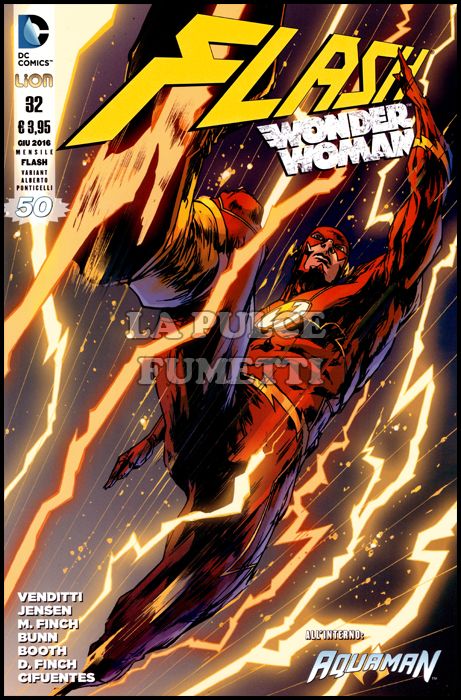 FLASH # 50 - FLASH/WONDER WOMAN 32 - VARIANT ALBERTO PONTICELLI